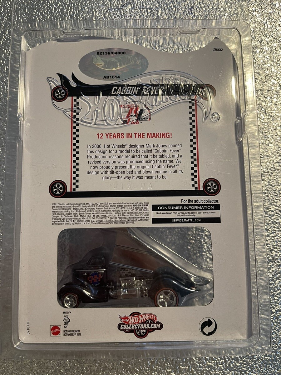 Hot Wheels Cabbin' Fever RLC Red Line Club | eBay