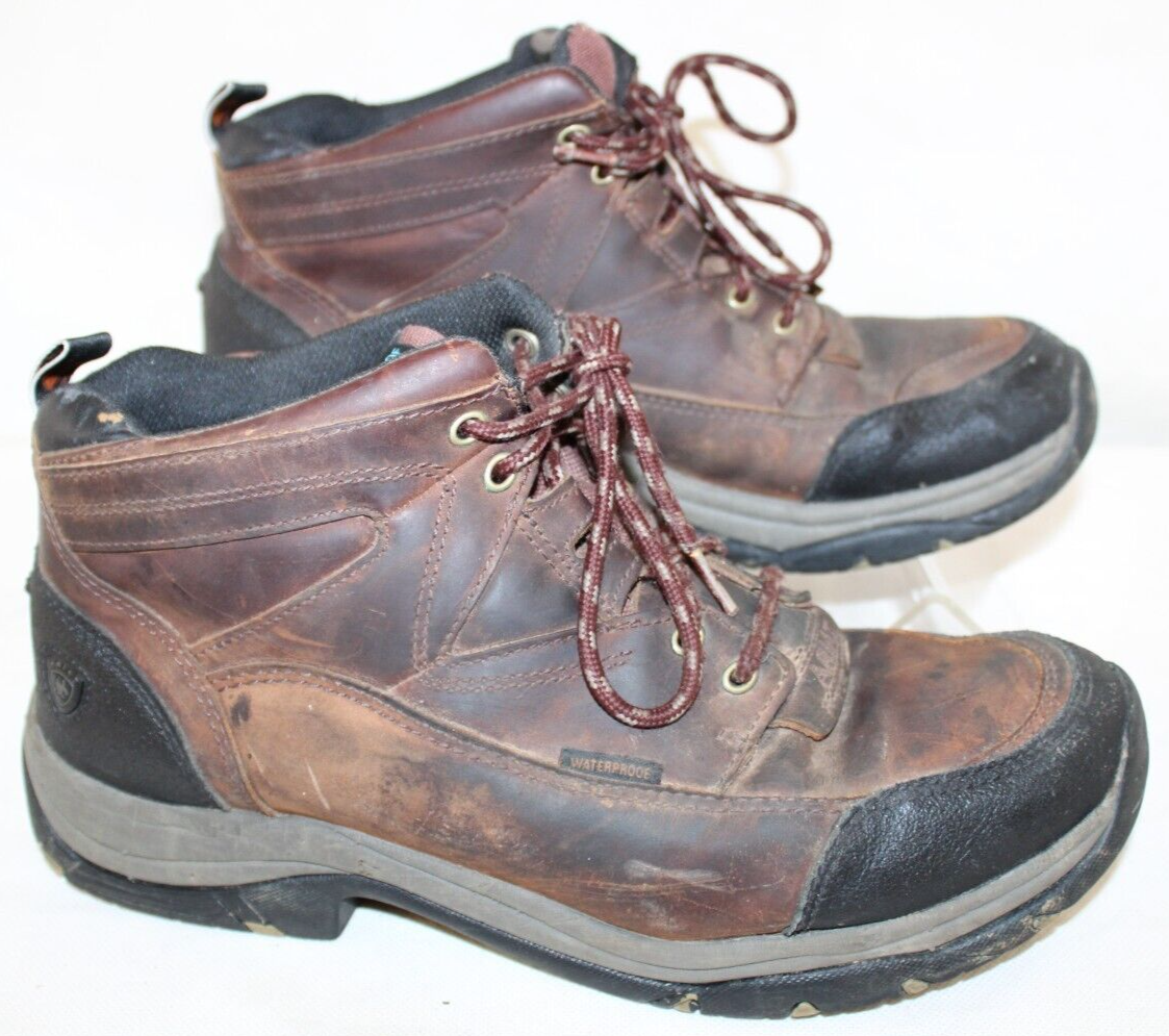 Ariat Terrain Boots‎ Men\'s 10 D Brown Leather 10002183 Hiking Outdoor Work Ariat Brand Terrain H2O Hiking Boots (10002183) Size 10D main image 3