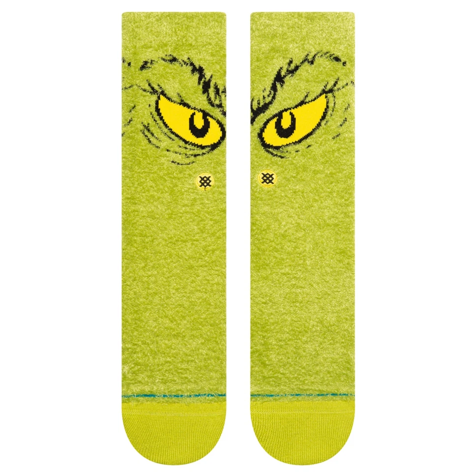 Calcetines STANCE x The Grinch Da Da Dagrinch acogedores talla L grandes (9-13) verdes Foto 2 de 3