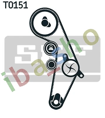 TIMING SET BELT + PULLEY + WATER PUMP FITS FOR AUDI A3 A4 B5 A4 B6 A4 B7 A6 C5 - Photo 4/4