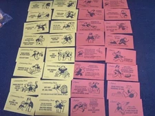 32 Monopoly 16 Chance 16 Community Chest Cards - Game Replacement  Set of Cards