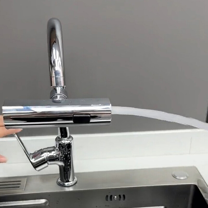 Waterfall Kitchen Faucet, Upgrade 3 In 1 Kitchen Sink Faucet eBay