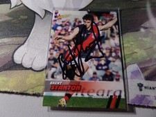 ✺Hand Signed✺ AFL 2008 Select Essendon Bombers -Brent Stanton Card No.61 C4