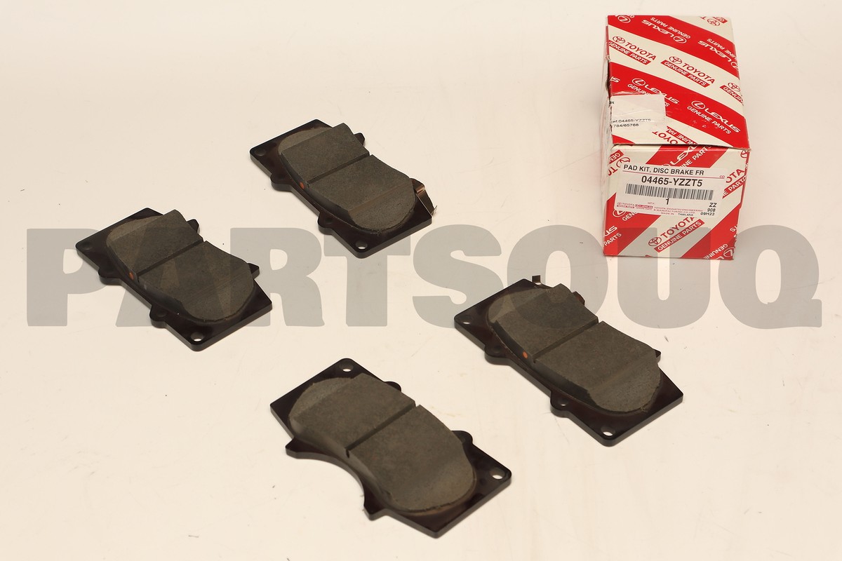 04465YZZT5 Genuine Toyota PAD KIT,DISC BRAKE,FRONT TO