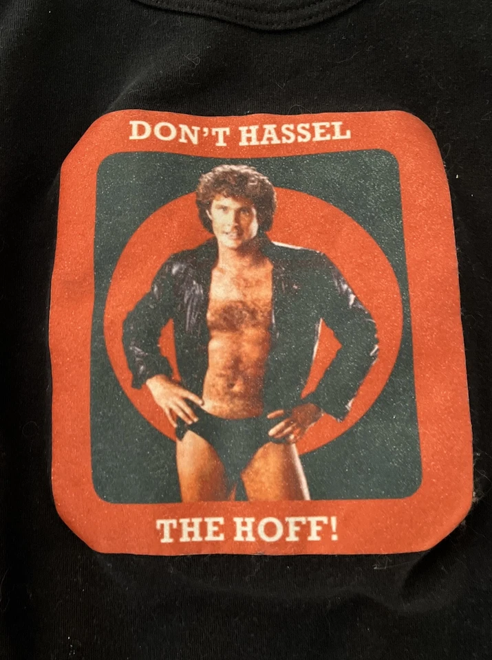 Don’t Hassle The Hoff David Hasselhoff Women T-shirt Size M/L - Image 2 of 3
