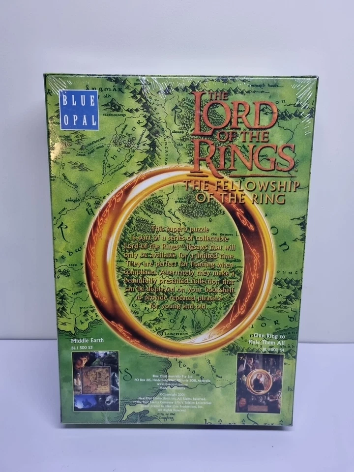 Lord Of The Rings - Fellowship of the Ring Puzzle - 500 Brand New & Sealed 2001 - image 3 of 4