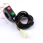 Universal 7/8'' Handlebar Horn Turn Signal Light Switch Dual Sport ATV Scooter