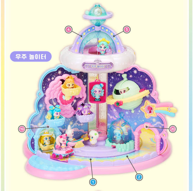 Catch Teenieping Season 5 Shooting Star : Space Star Station Set