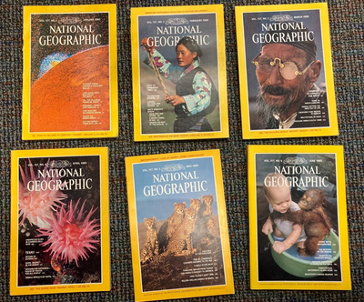 National Geographic Magazine 1980 Vintage Lot of 12 - Complete  display picture 1