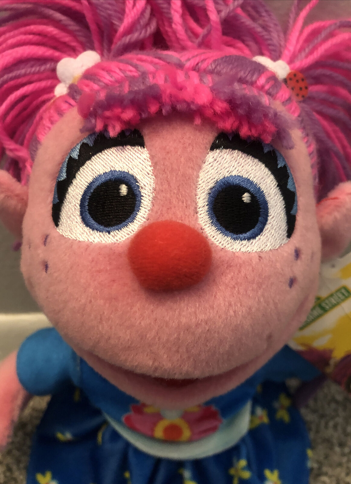 GUND Sesame Street Official Abby Cadabby Muppet Plush, Premium Plush Toy  for Ages 1 & Up, Pink/Blue, 11”