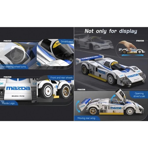 CaDA Mazda 787B (#18) 1991 1:24 Brick Model Age 8+ 242pcs 55029W - Picture 5 of 5