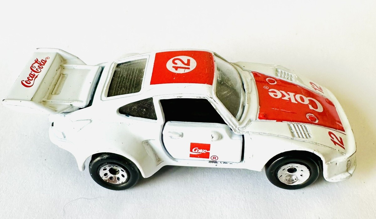 Hartoy Coca-Cola Coke Porsche Carrera 1988 Diecast Metal Toy 1/64