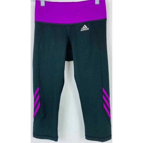 Womens Adidas Cropped Leggings Black 
