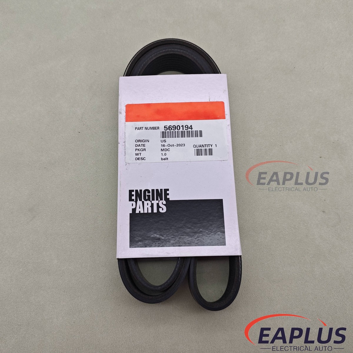 For Cummins 6CTA 8.3 Engines Serpentine Belt 5690194, 3288812 