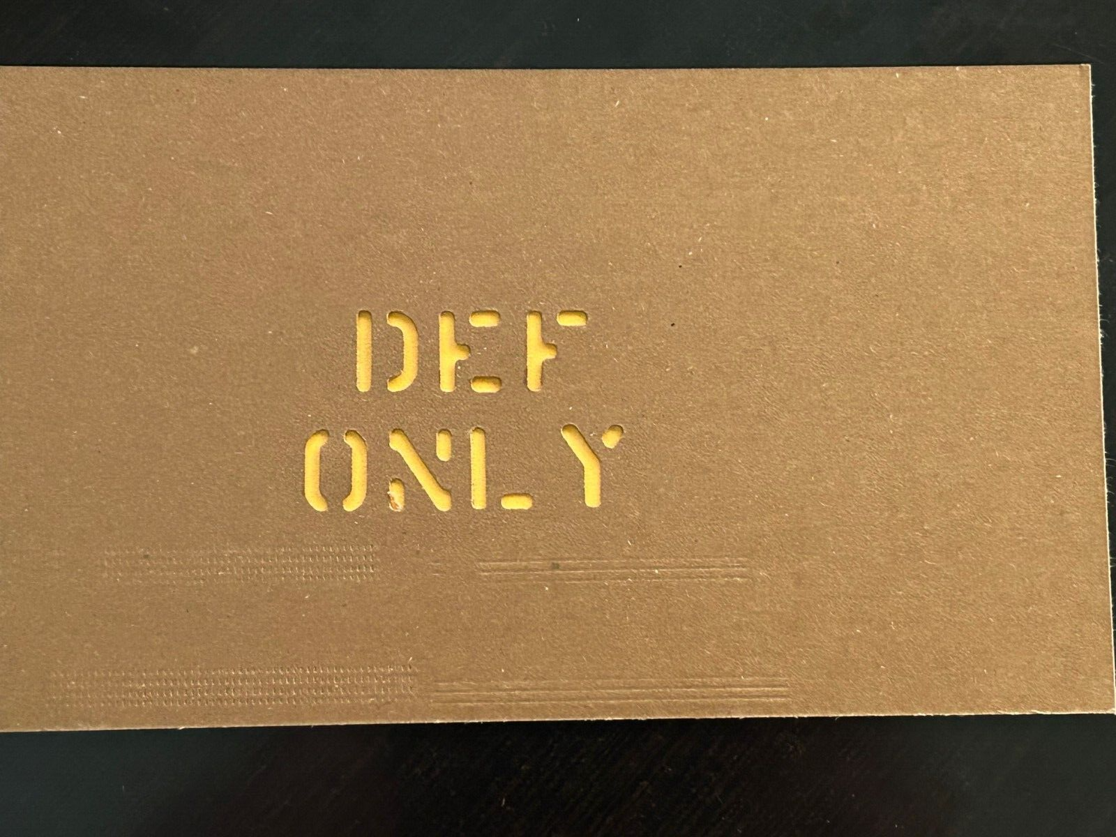 [ DEF ONLY ] stencil 3/4 inch letters | eBay
