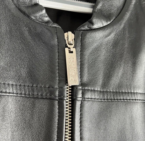 100% original Argentinian cow leather men jacket, Premium Quality image 2