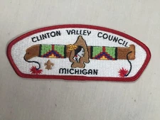 Clinton Valley Council plastic back BSA CSP Patch
