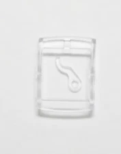 SWATCH NEW LARGE CLEAR PLASTIC BUCKLE FITS 17MM WIDE SWATCH WATCH STRAP 
