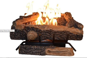 Oakwood 24 In Vent Free Natural Gas Fireplace Logs New Flame