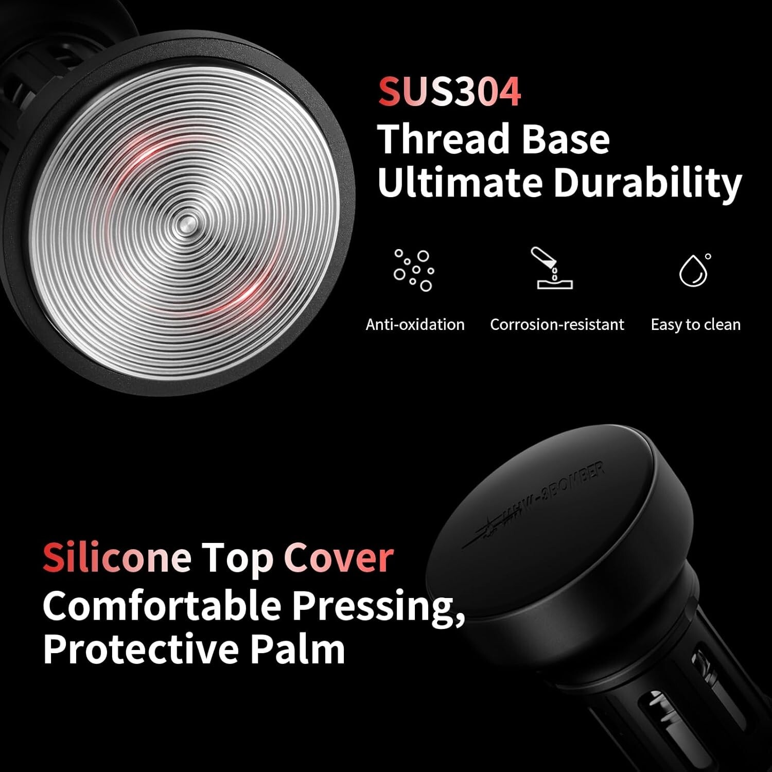 MHW-3BOMBER 54mm Espresso Tamper – Click Feedback, 4-Spring, Fits Breville - NIB