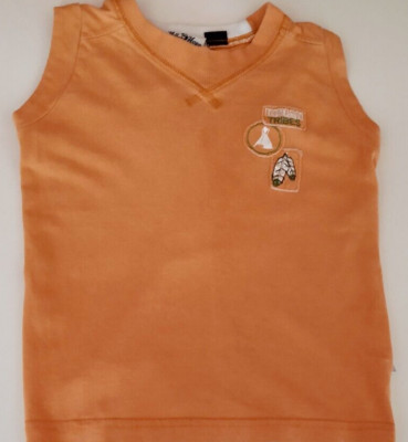 Villa Happ Shirt Trägershirt-Schriftzug/Motiv Gr.110 Jungen orange