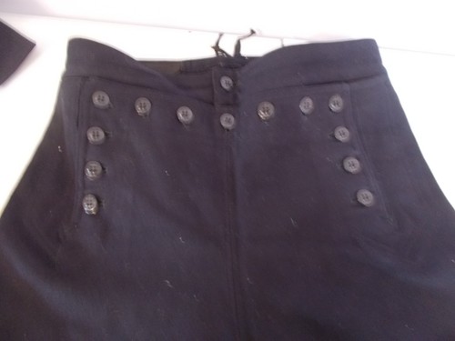 Vintage U.S. Navy Cracker Jack Military Sailor Wool Uniform Pants Shirt 30R - Picture 8 of 11