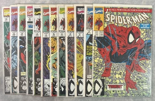 SPIDER-MAN Vol. 1, Issues #1-12 Vintage Todd McFarland Marvel 1990-91