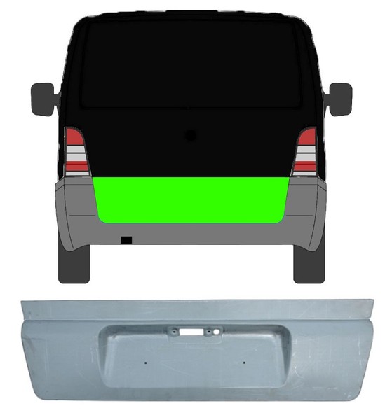 TüRleiste AußEn FüR Mercedes Vito W638 1996 – 2003 Hinten-image