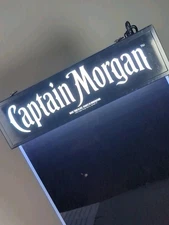 Captain Morgan Light-Up Menu Board Man Cave Bar Sign – Write On Hanging Display