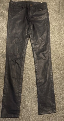 Massimo Dutti Skinny Jeans Lederoptik Größe 8 (36)