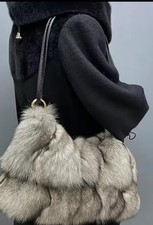 Stylish Faux Fur Shoulder Bag