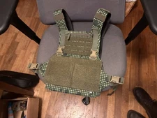 Defense Mechanisms Load Carrying Platform Chest Rig Desert Night Camo