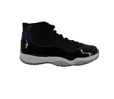 Nike Air Jordan 11 ''Space Jam'' Herren Sneaker Schwarz Leder Größe 44,5