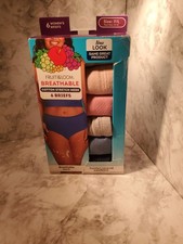 Fruit of The Loom Micro-Mesh Briefs Panties Underwear Women's Size 7/L 6 PACK
