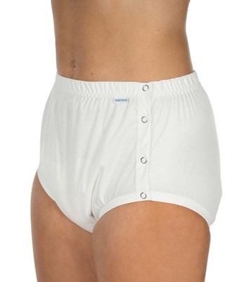 Suprima PU-Slip 1288 seitlich knöpfbar mit breitem Schritt, für Frauen & Männer