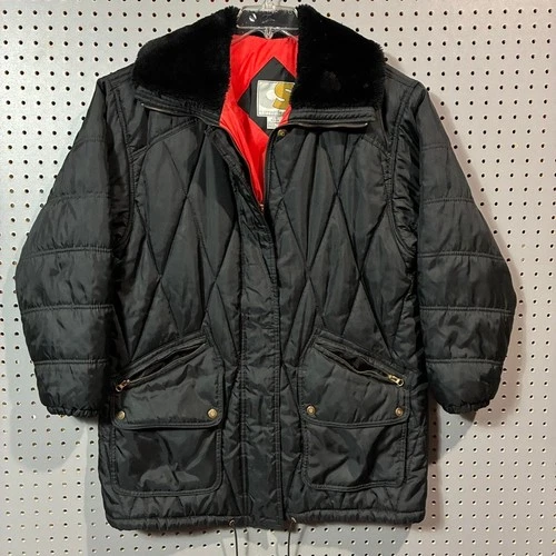 VTG Current Seen Quilted Puffer Winter Coat Men's Size Large - product listing photo