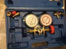 Car AC Manifold Gauge Set Automotive, Hose for R134A, R12 Refrigerants, +MORE