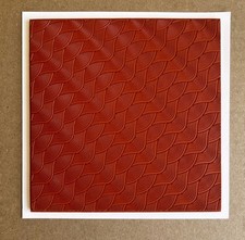 Hero Arts "Wave Pattern" Background Cling Rubber Stamp 6"x6"