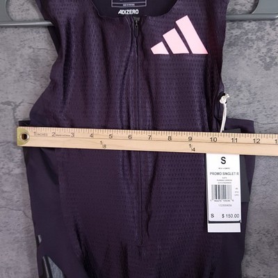 ADIDAS Pro Elite Team Rheon Promo Racing Singlet Mens SMALL Purple