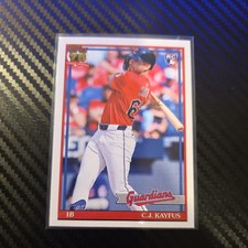  C.J. Kayfus Topps 2024 75 Years Baseball Rookie Cleveland Guardians #191