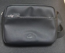 Lacoste Men Men'S Classic Body Bag Square Crossbody Black Limited Edition Rare F
