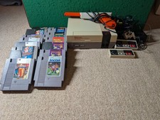 Nintendo NES Console Bundle with Games, Zapper Gun