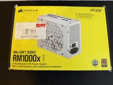 Open Box Corsair RM1000x Shift Series 1000W 80 Gold Fully Modular PSU White 