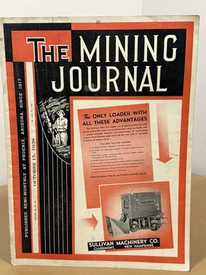 Exceptional October 1938 Mining Journal Magazine