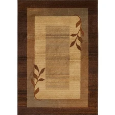 Home Dynamix Royalty Clover Modern Area Rug, Brown Multi, 19.6"x31.5" Rectangle