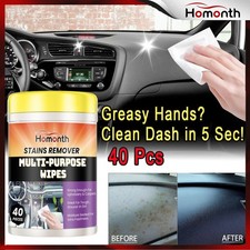 Car Interior Cleaning Wipes Dashboard Leather Screen Stain Remover