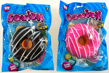Set of 2 DONUT Squishy Toy Fidget Squeeze