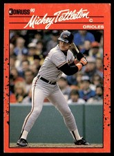 1990 Donruss Mickey Tettleton Baltimore Orioles #169