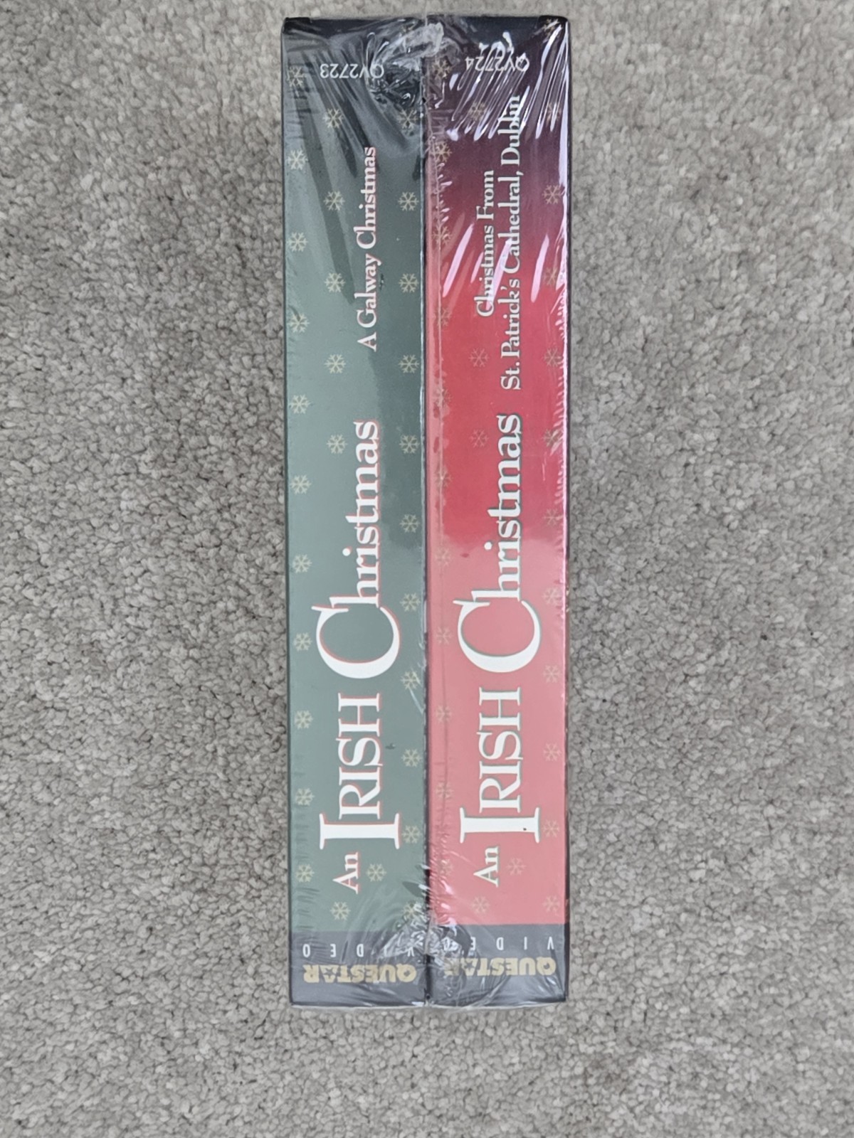 Irish christmas vhs tapes "2 pack" a musical celebration galaway christmas NIP