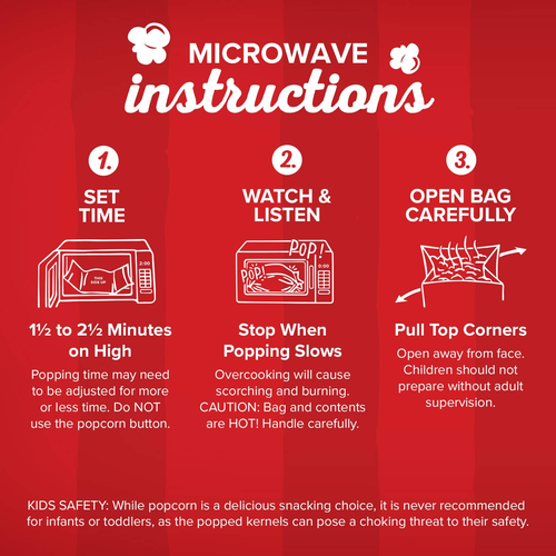 Orville Redenbacher’S Microwave Popcorn Value Size, Ultimate Butter Flavor, 3G F - Picture 6 of 12